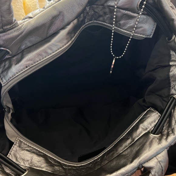 Silver/Gray  Shoulder Bag Alex Max Purse - Picture 3 of 5